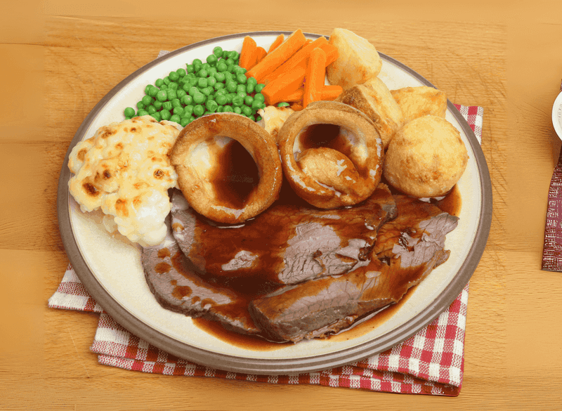 Roast Dinner With Winter Vegetables