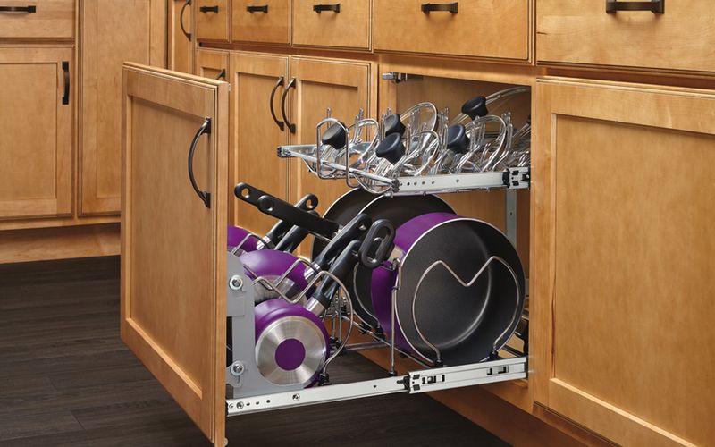 Store Pots And Pans With Their Lids Attached