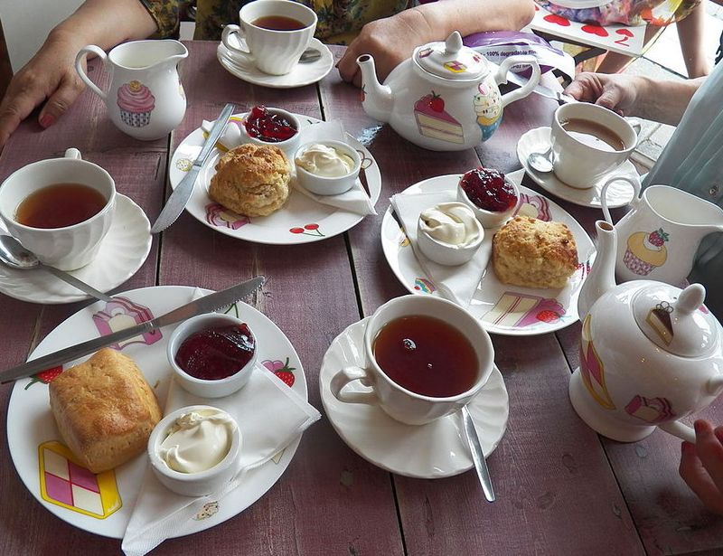 Offering Tea After The Meal