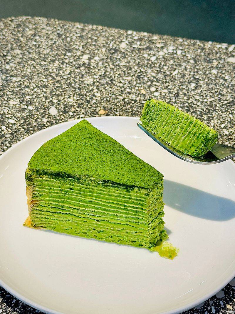 The Matcha Mille Crêpe Cake That Steals The Show