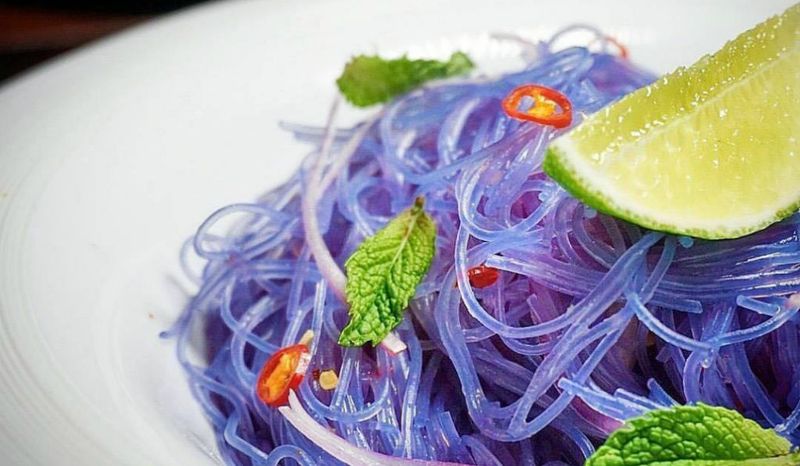 Butterfly Pea Noodles