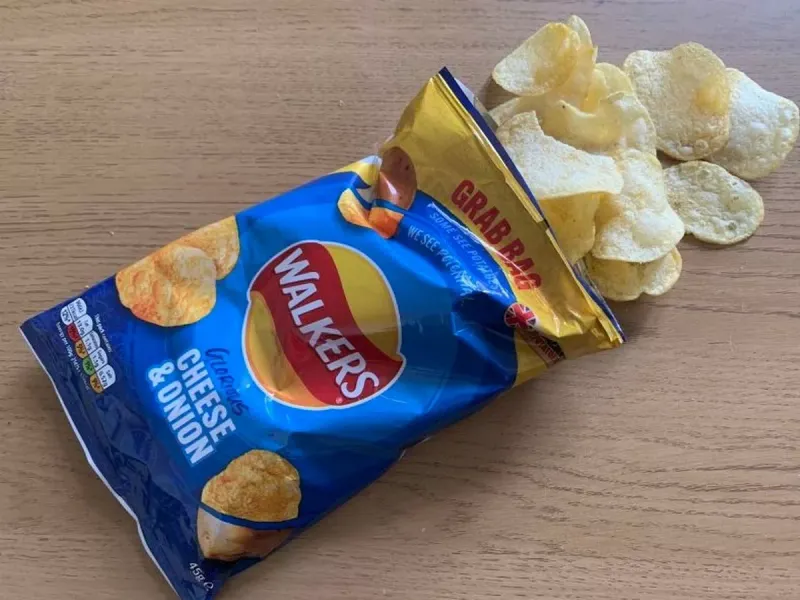 Walkers Cheese And Onion Crisps
