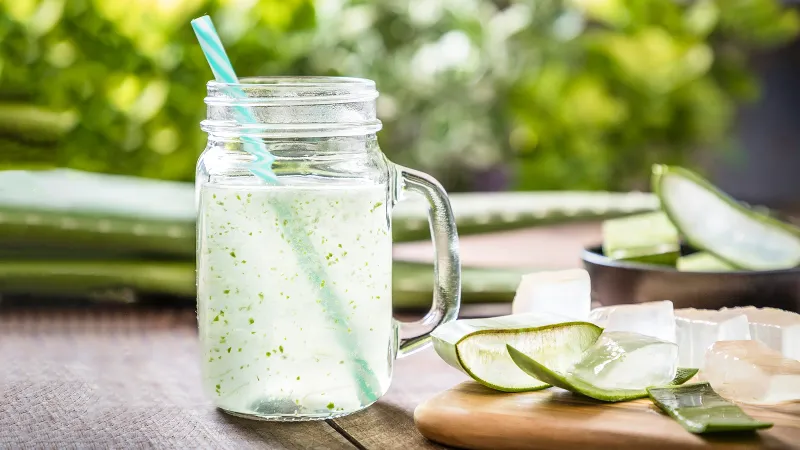Aloe Vera And Lemon Juice