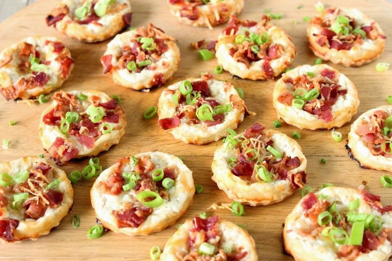 Mini Bacon And Cheese Tarts