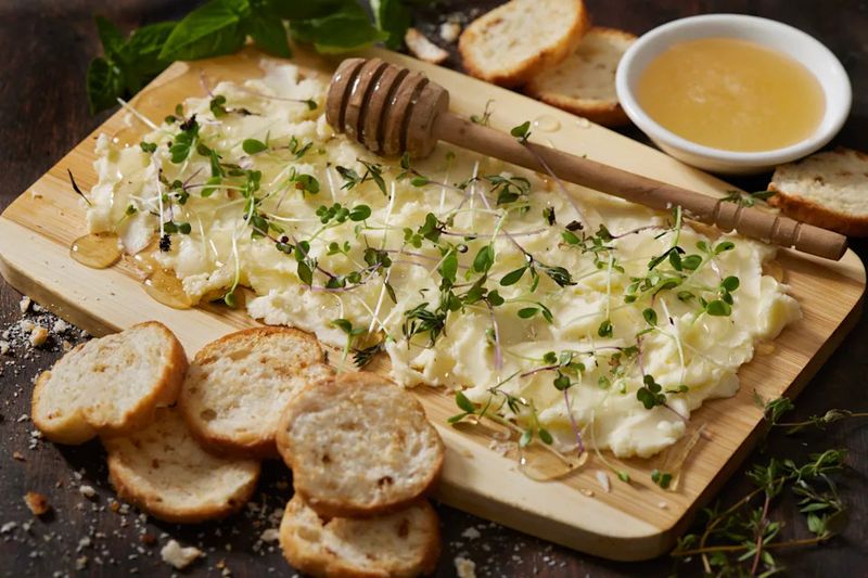 Smoked Sea Salt And Honey Butter Board