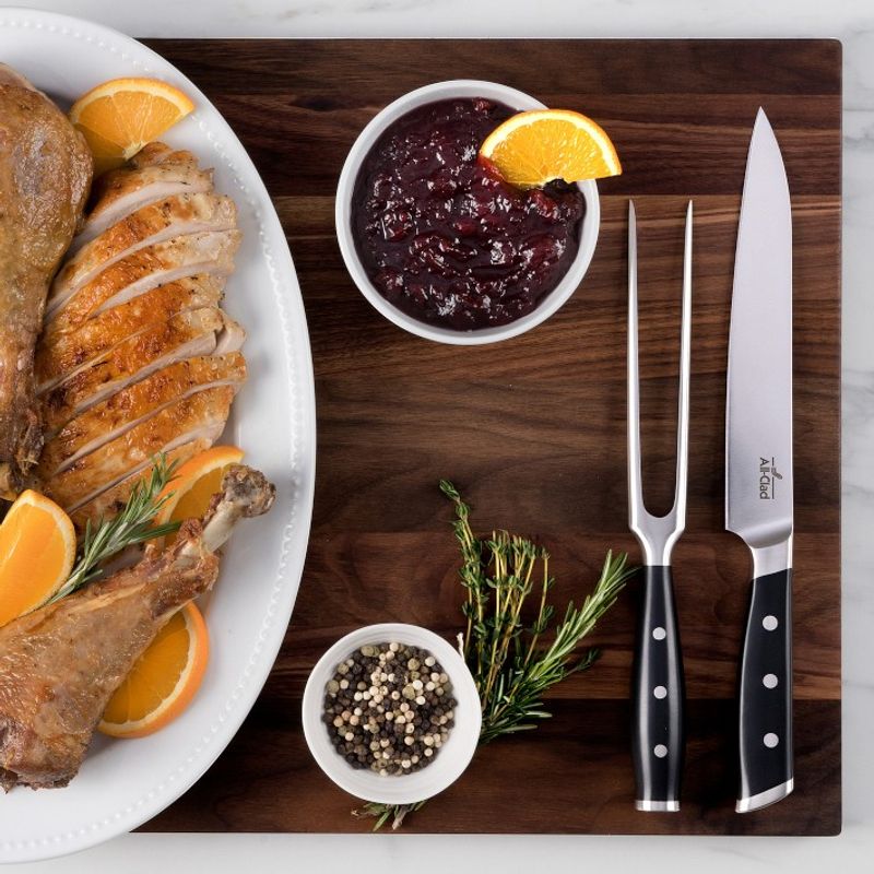 Carving Knife And Fork Set