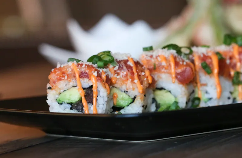 Spicy Tuna Sushi Rolls