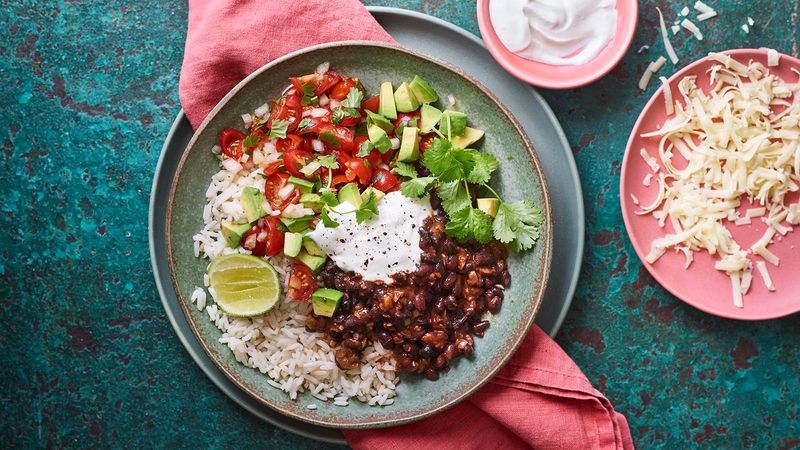 Spicy Black Bean Burrito Bowl