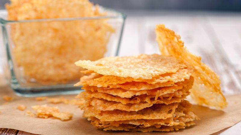 Parmesan Mug Crisps