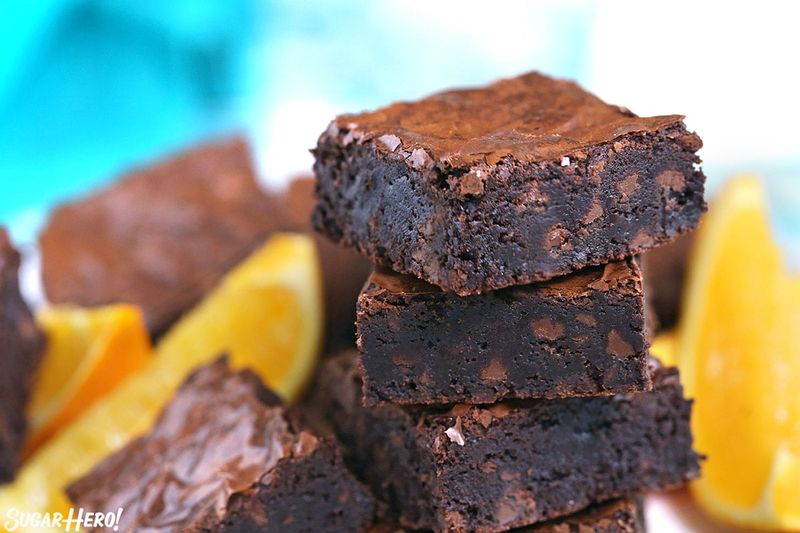 Gooey Chocolate Orange Brownies