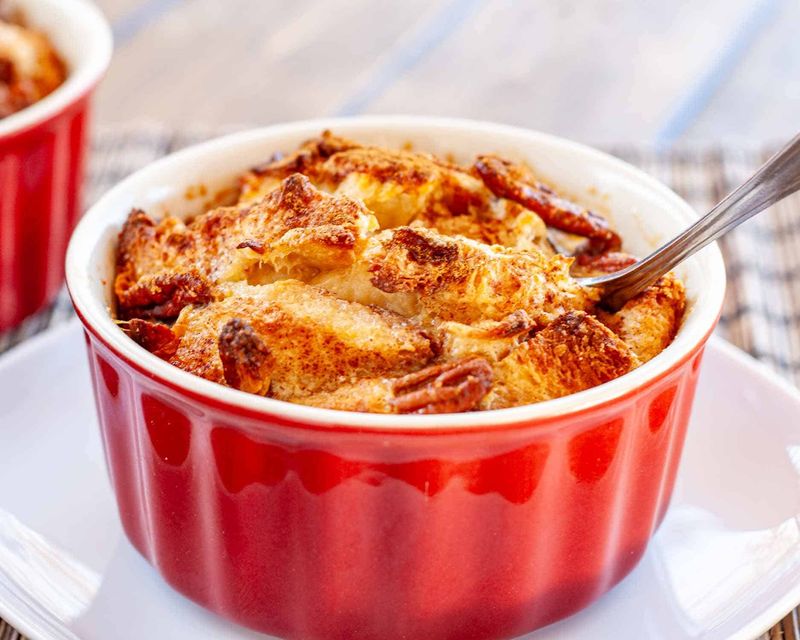 Mini Bread And Butter Puddings