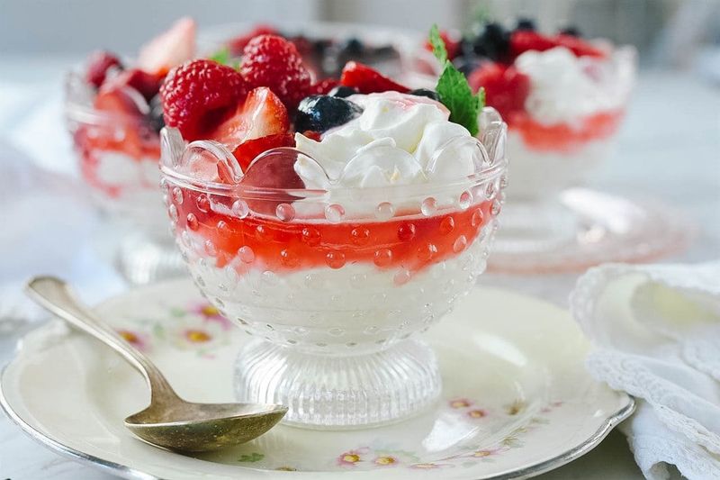 Top Shop-Bought Desserts With Fresh Fruit Or Whipped Cream