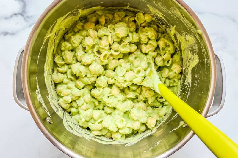 Green Mac and Cheese