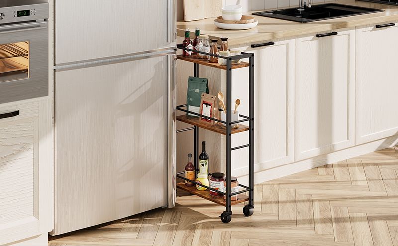 Slide Baking Trays Between The Oven And Cabinet