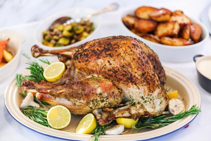 Classic Roast Turkey With Herb Butter