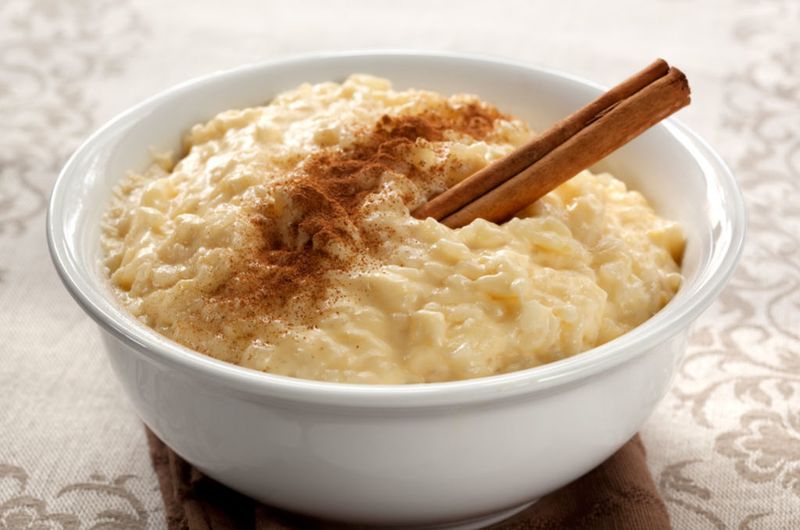 Rice Pudding With Cinnamon