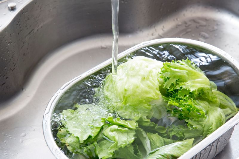 Ice Bath For Wilted Greens