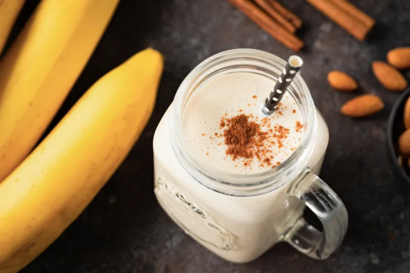 Almond Butter Banana Smoothie