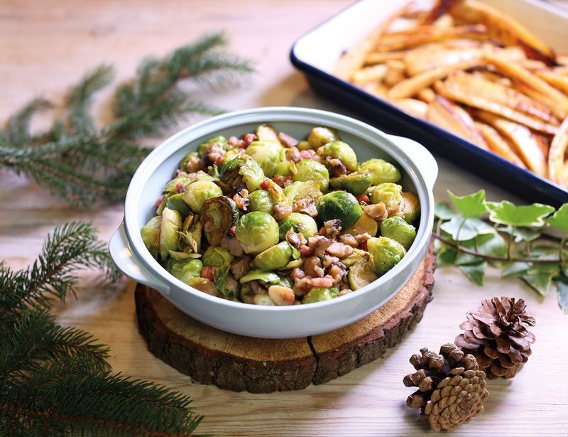 Buttered Brussels Sprouts With Chestnuts