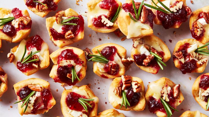 Brie And Cranberry Bites