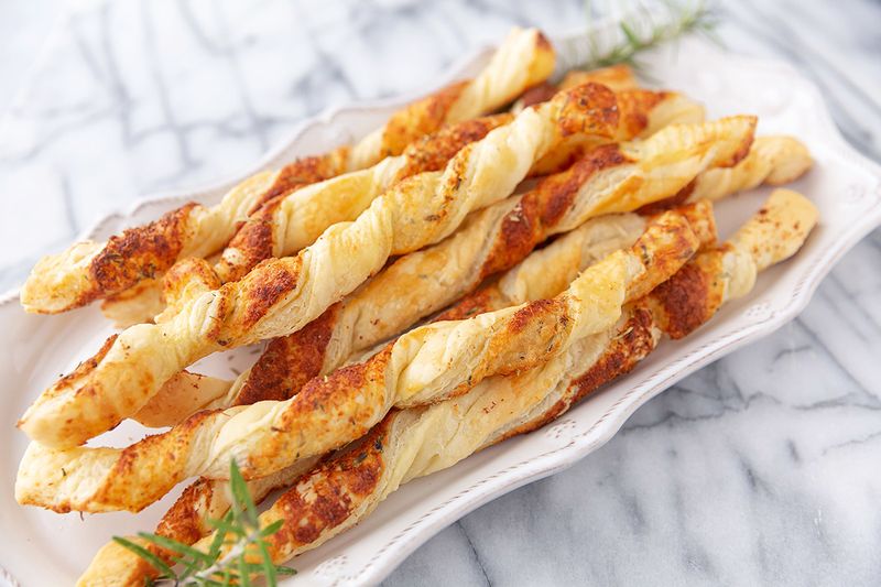 Savoury Puff Pastry Twists