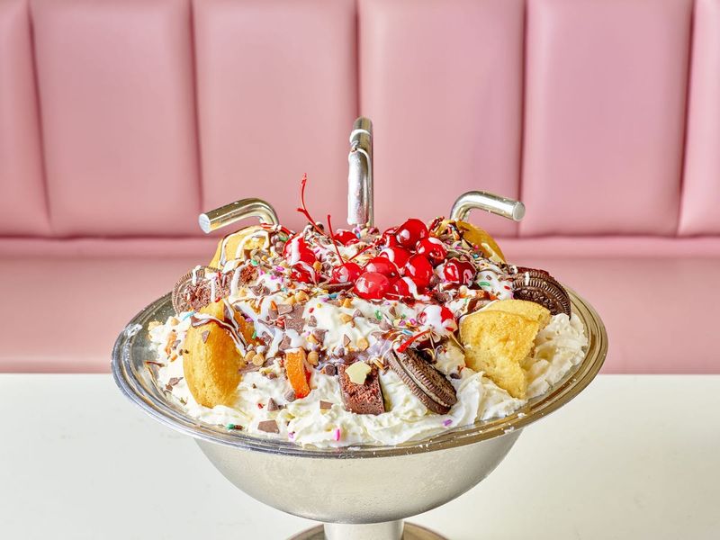 Giant Ice Cream Sundaes