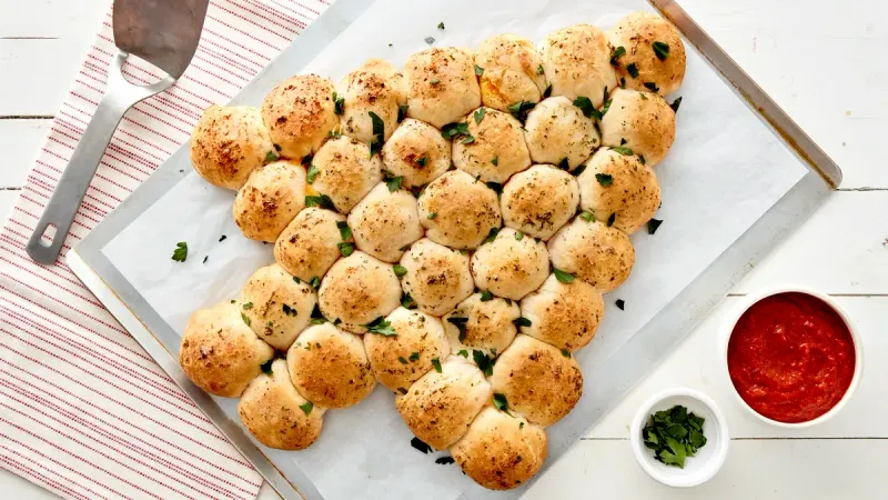 Unusual Sides Like Chips And Garlic Bread Join The Christmas Table