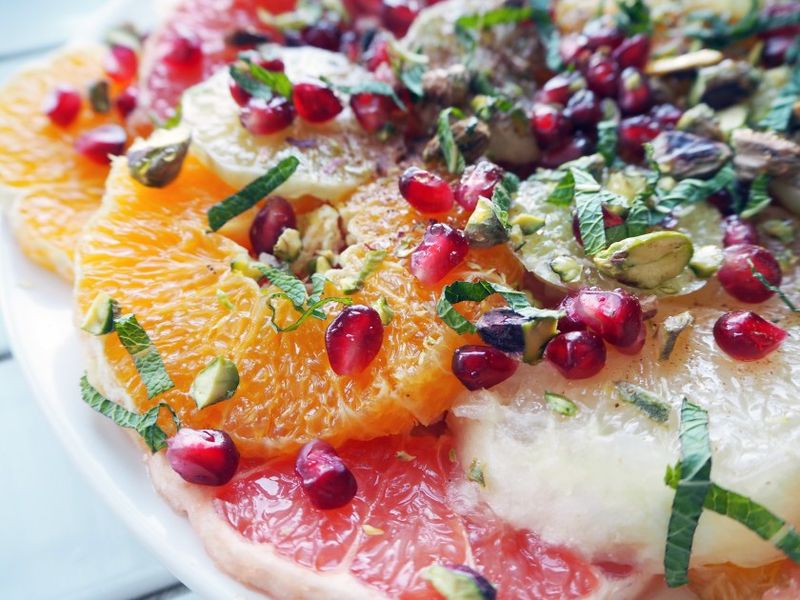Citrus Fruit Salad With Honey