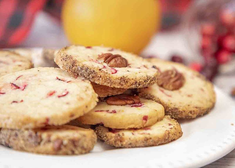 Cranberry And Orange Shortbread