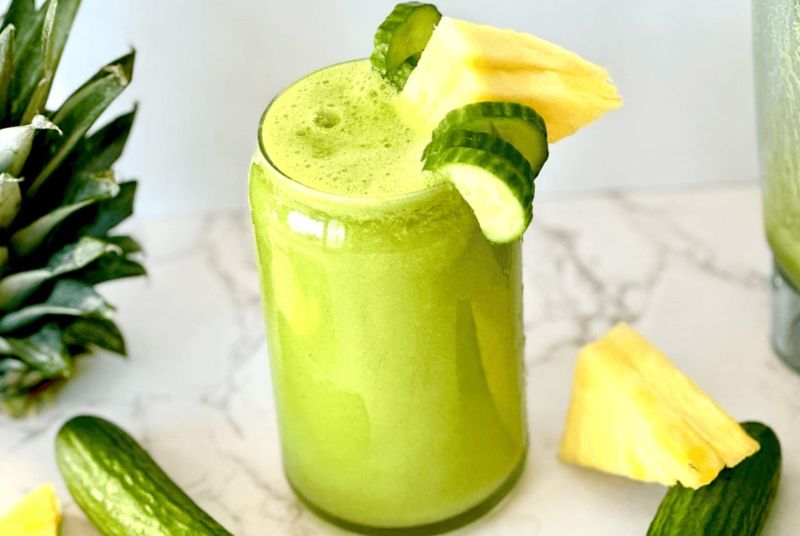 Pineapple And Cucumber Juice