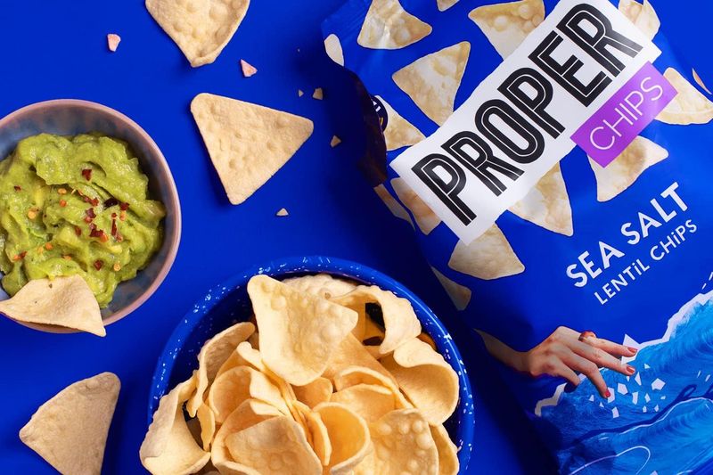 PROPERCHIPS Lentil Chips Sea Salt