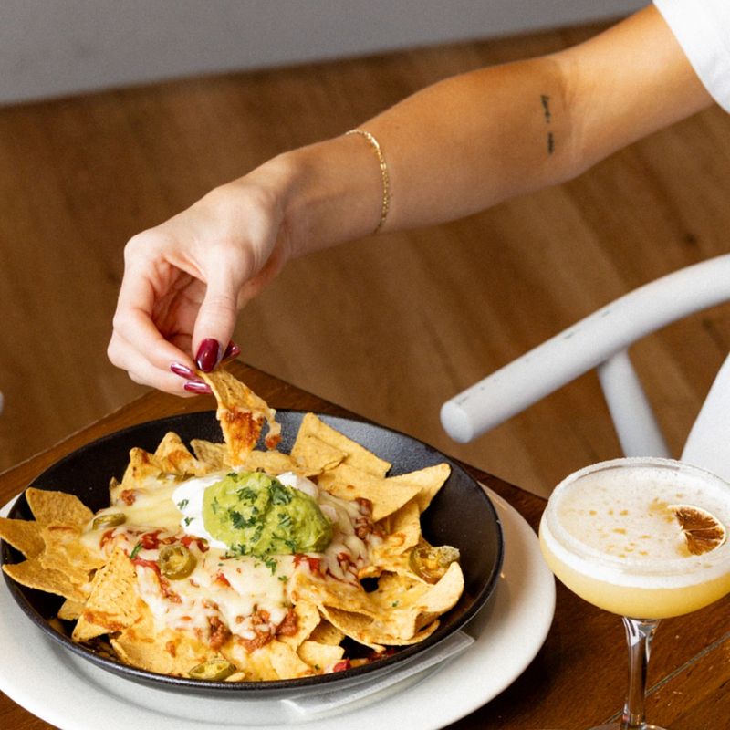 Nachos With Melted Cheese