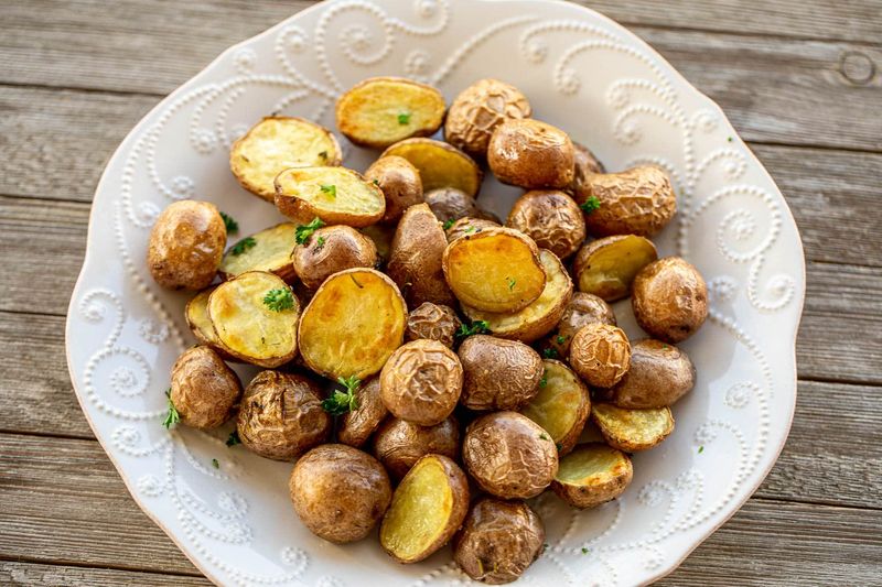 Roasted Baby Potatoes With Rosemary