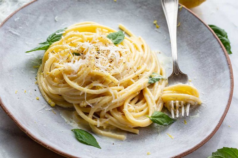 Tagliatelle With Lemon And Parmesan