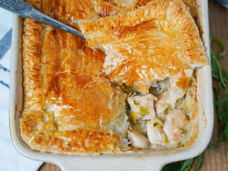 Chicken And Leek Pie