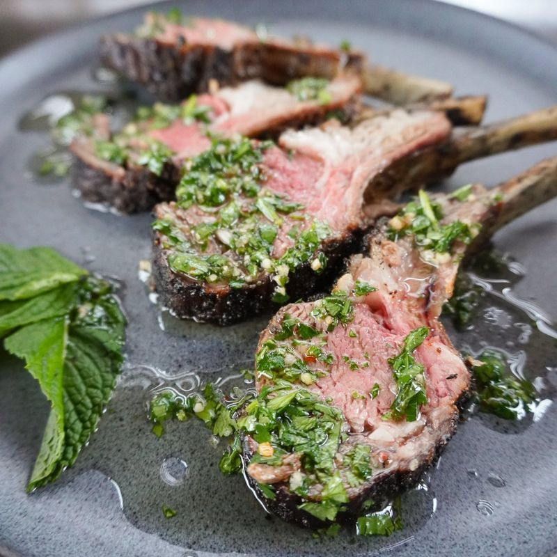 Lamb With Mint Sauce