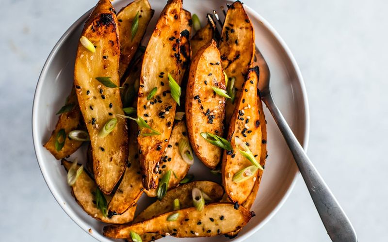 Roast Potatoes With Miso And Honey