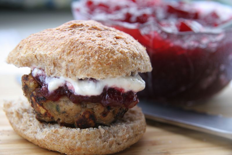 Mini Turkey And Stuffing Sliders