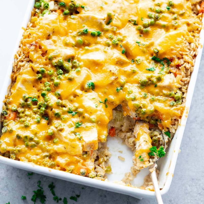 Chicken And Brown Rice Casserole