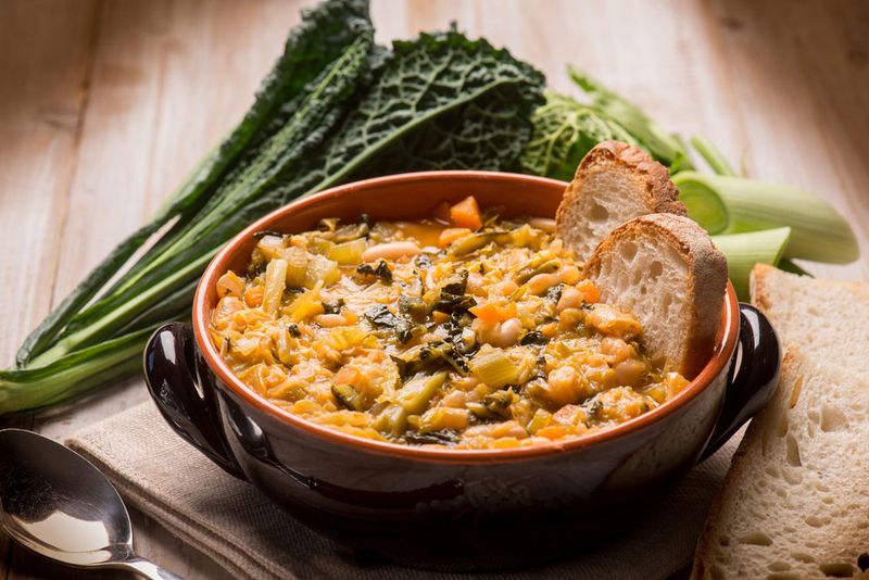 Ribollita (Tuscan Bread And Vegetable Soup)