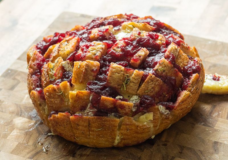 Cranberry And Brie Pull-Apart Bread
