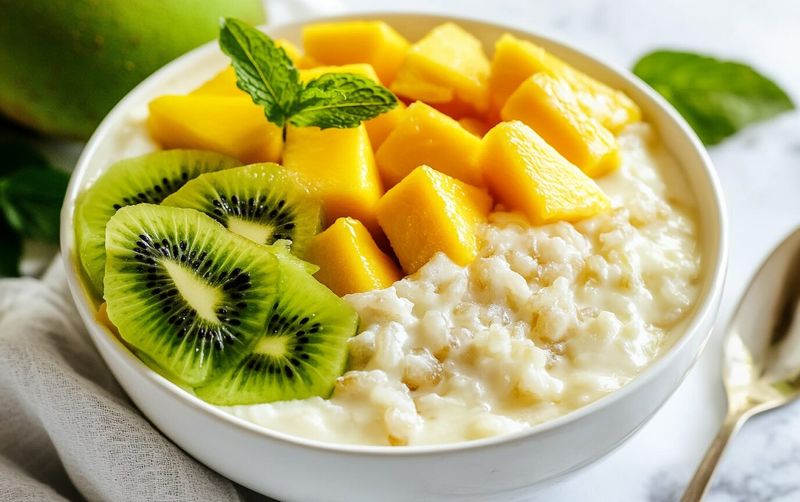 Rice Pudding With Fruit