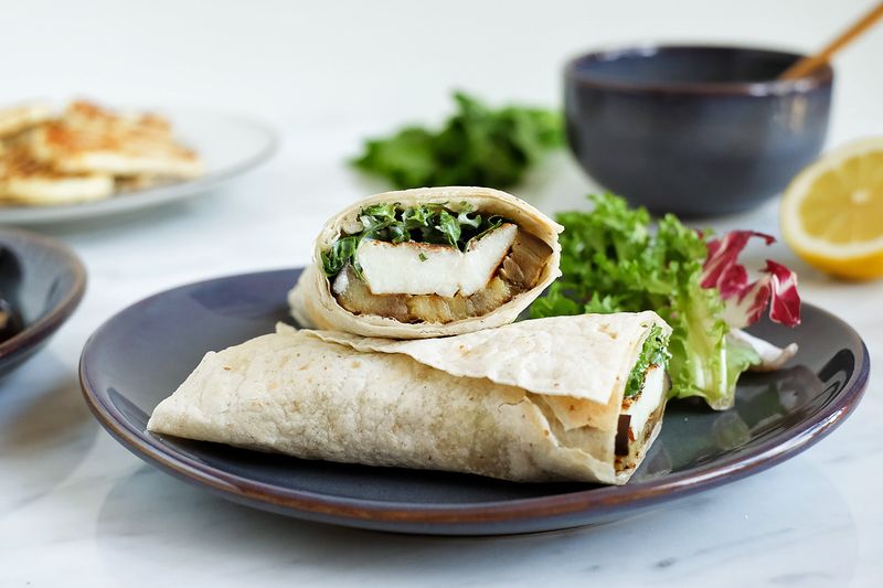 Halloumi Wraps