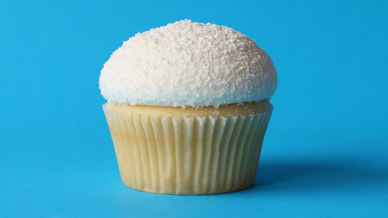 Coconut Snowball Cupcakes With Marshmallow Frosting