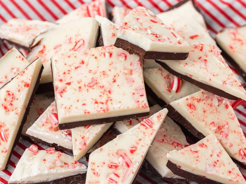 Candy Cane Chocolate Bark