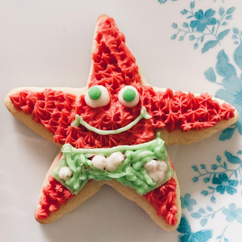 Starfish Shaped Cookies