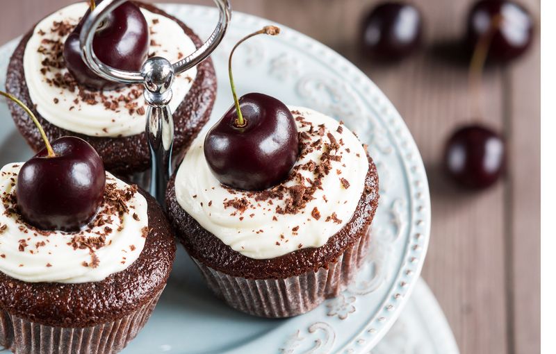 Black Forest Gateau Cupcakes
