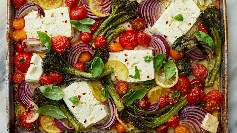 Baked Feta With Vegetables