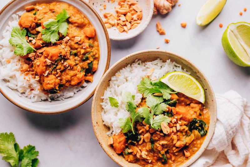 Sweet Potato And Lentil Curry