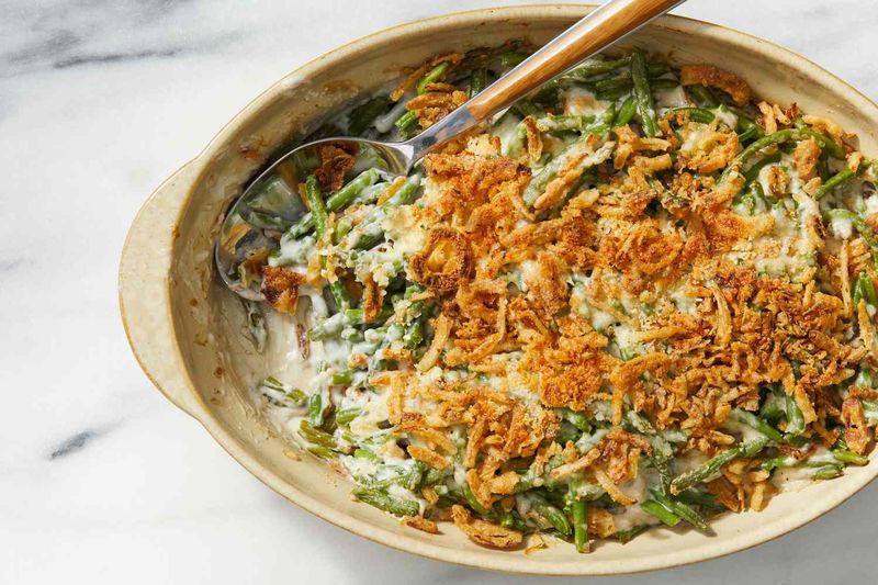 Green Bean Casserole With Crispy Onions